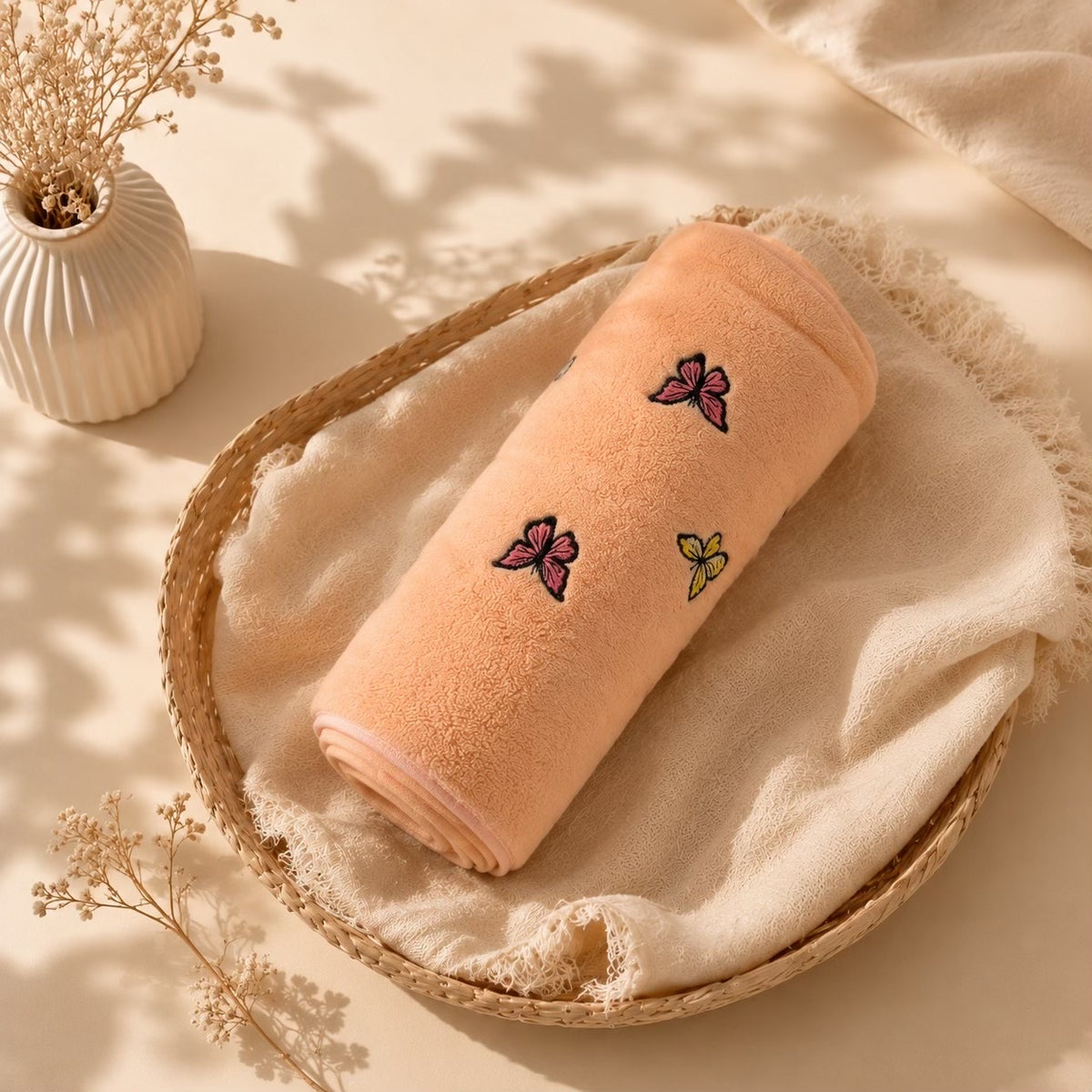 Fluttersoft baby bath towel