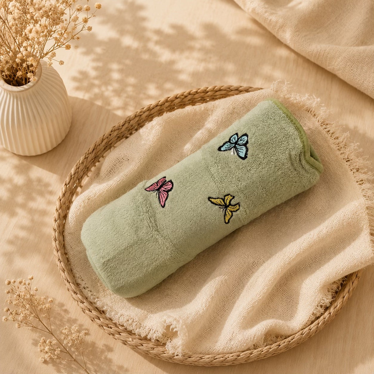Fluttersoft baby bath towel
