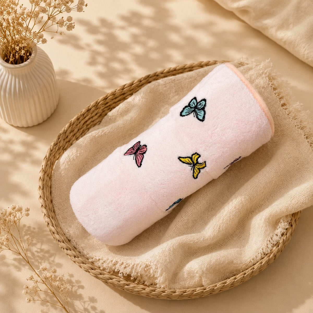 Fluttersoft baby bath towel