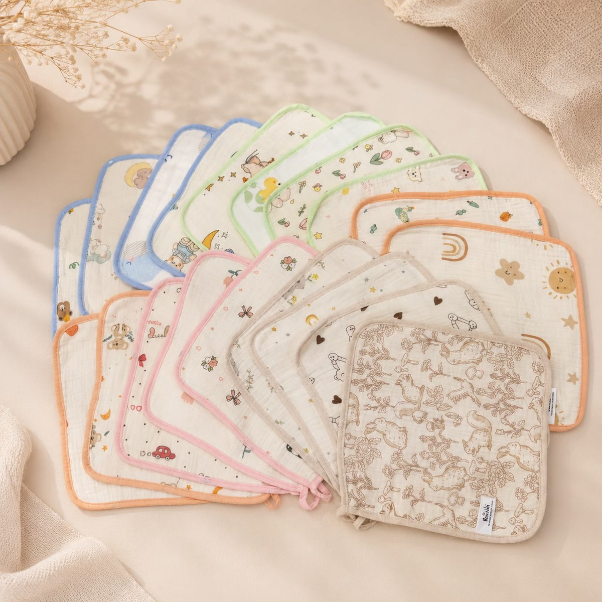 Muslin wash cloth (1 Pc)