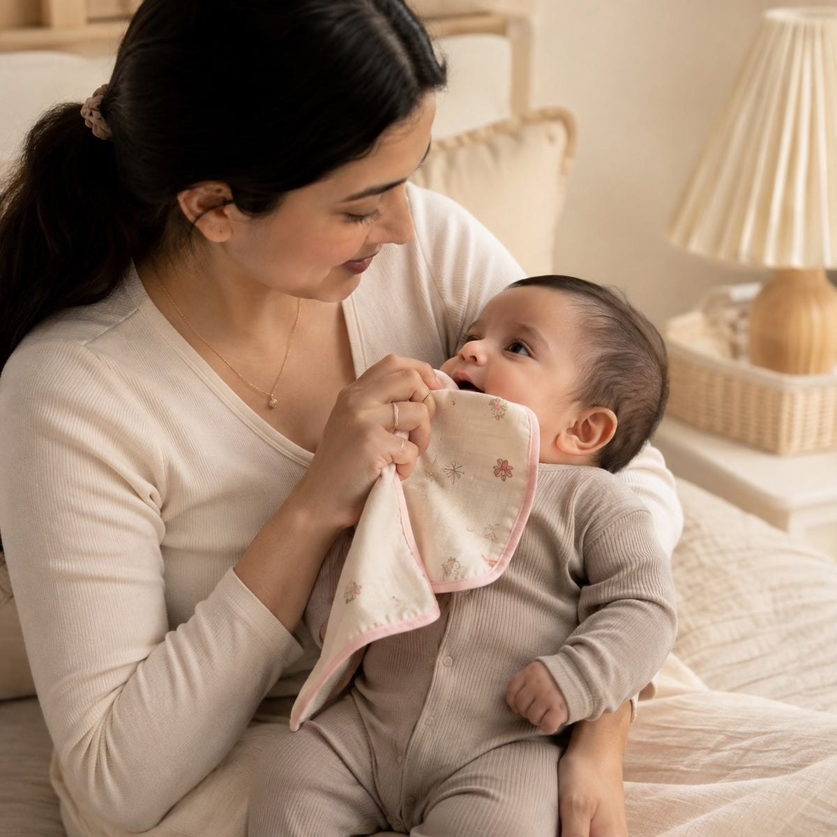Muslin wash cloth (1 Pc)