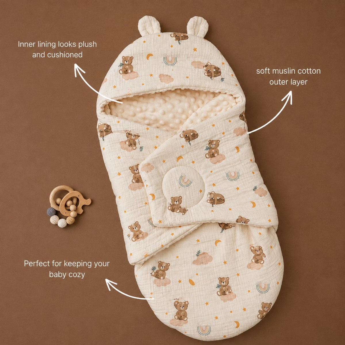 Cozy bubble sleeping bag