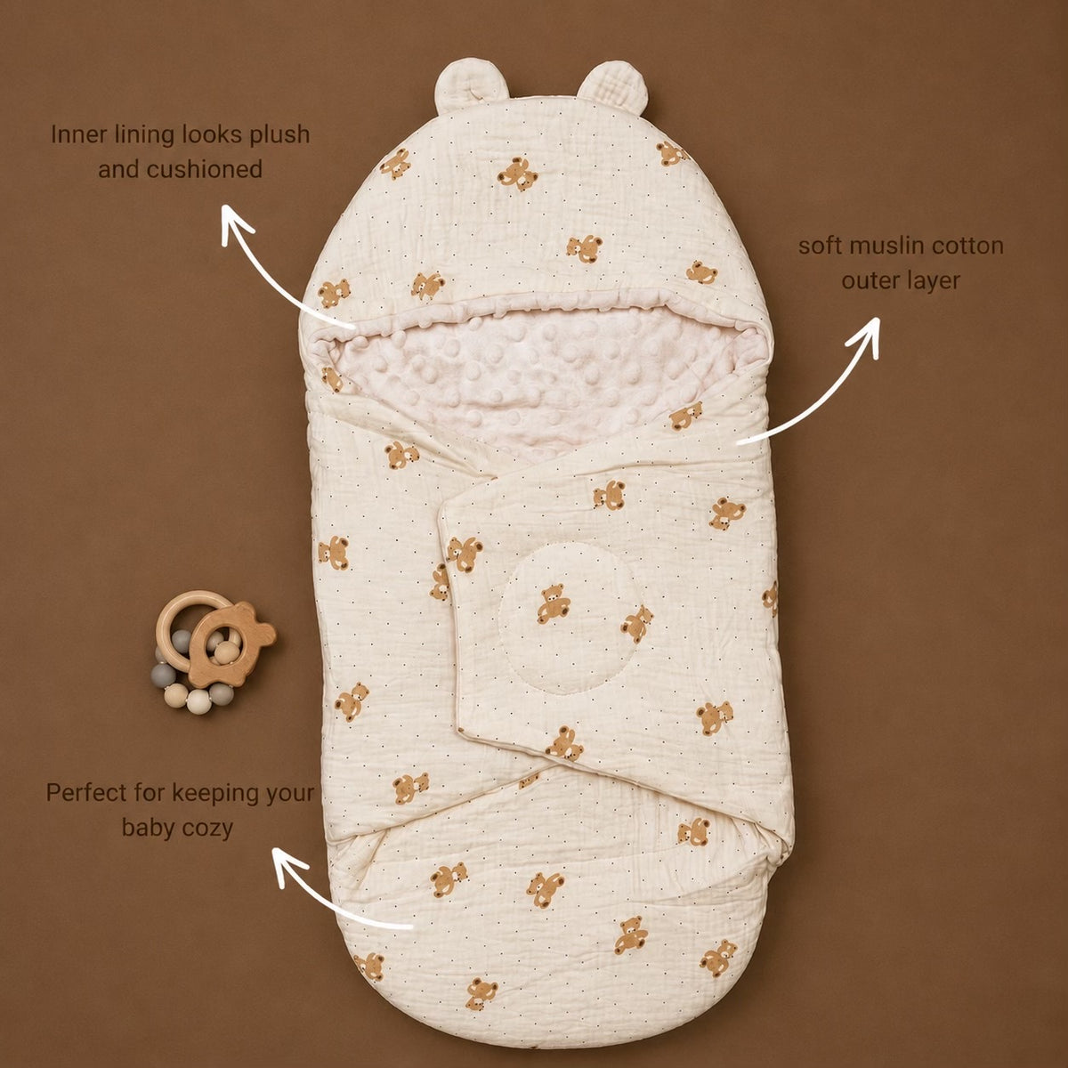Cozy bubble sleeping bag