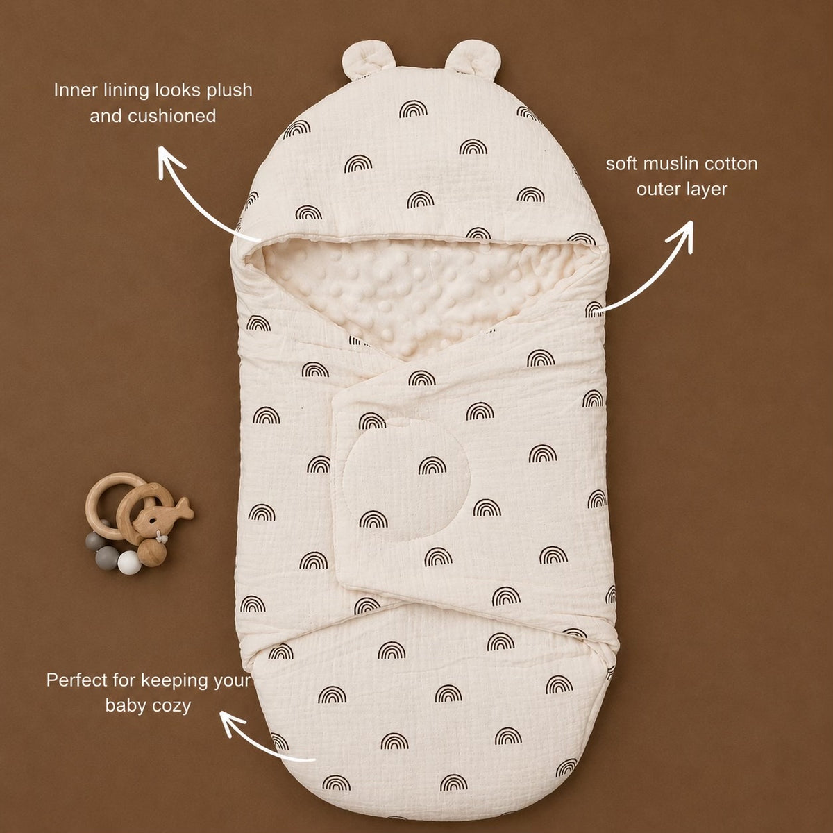 Cozy bubble sleeping bag