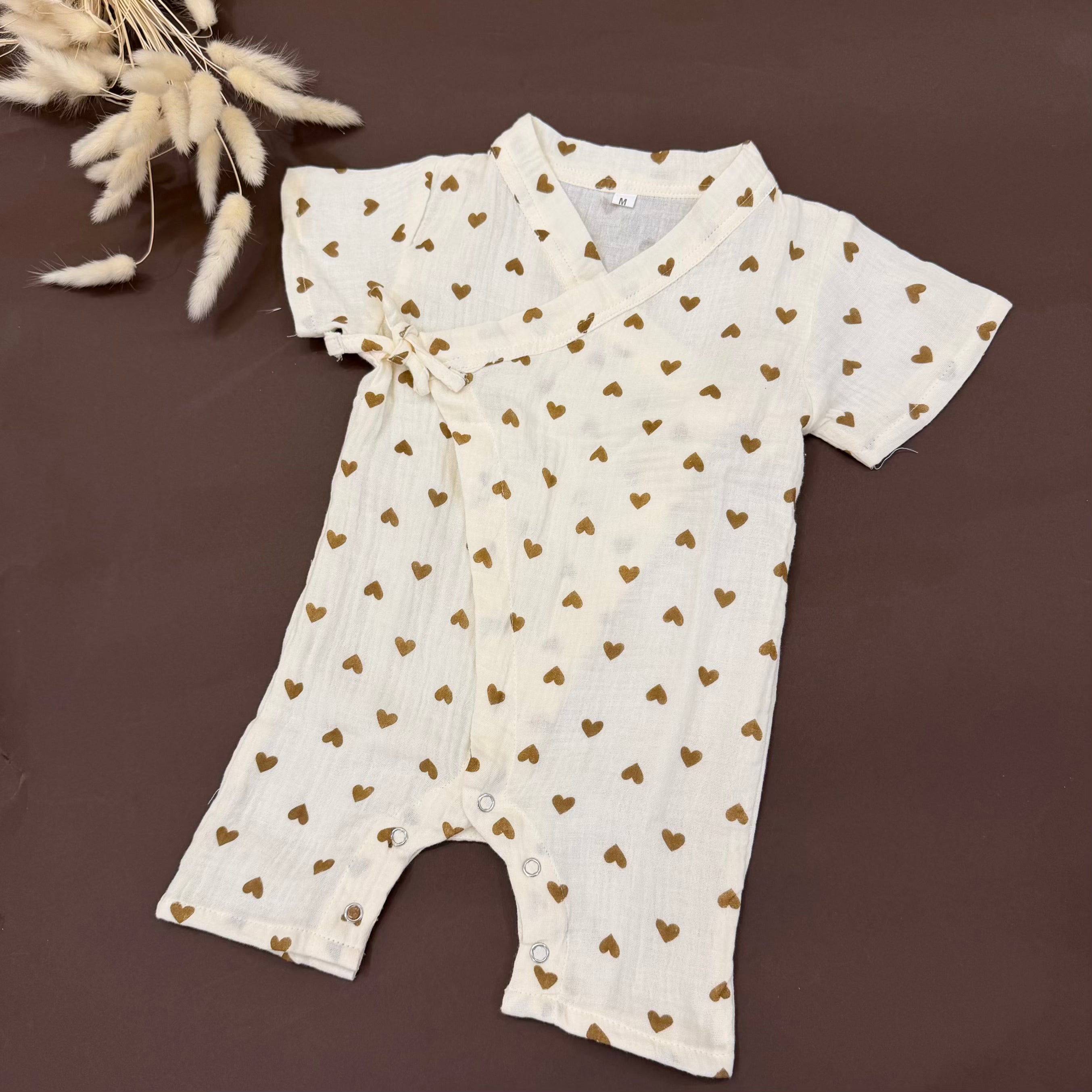 Kimono muslin romper