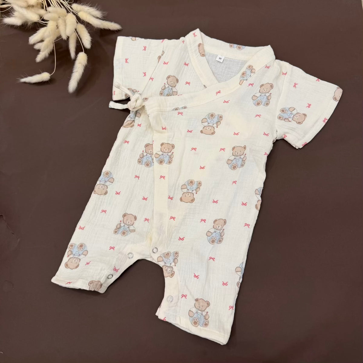 Kimono muslin romper