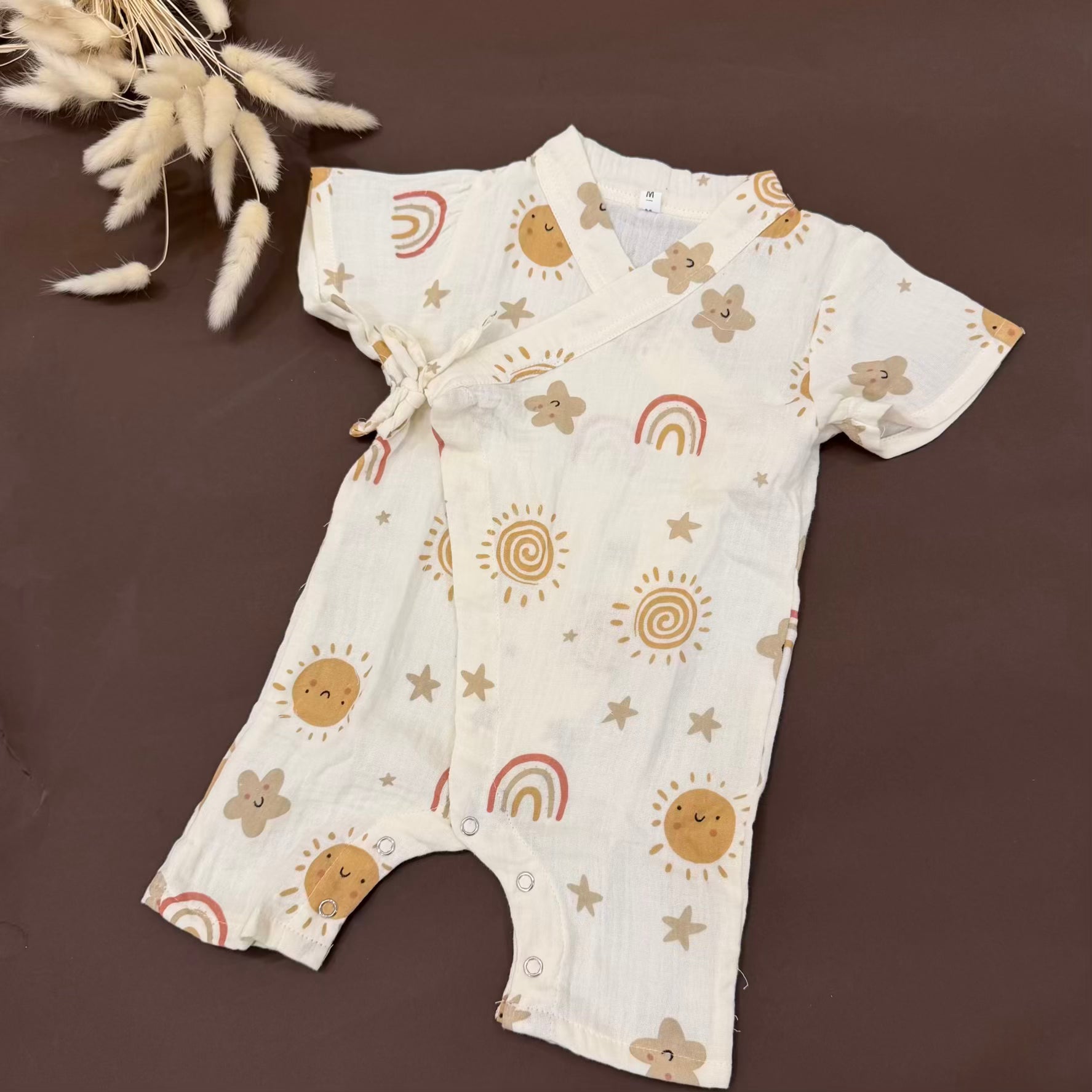 Kimono muslin romper