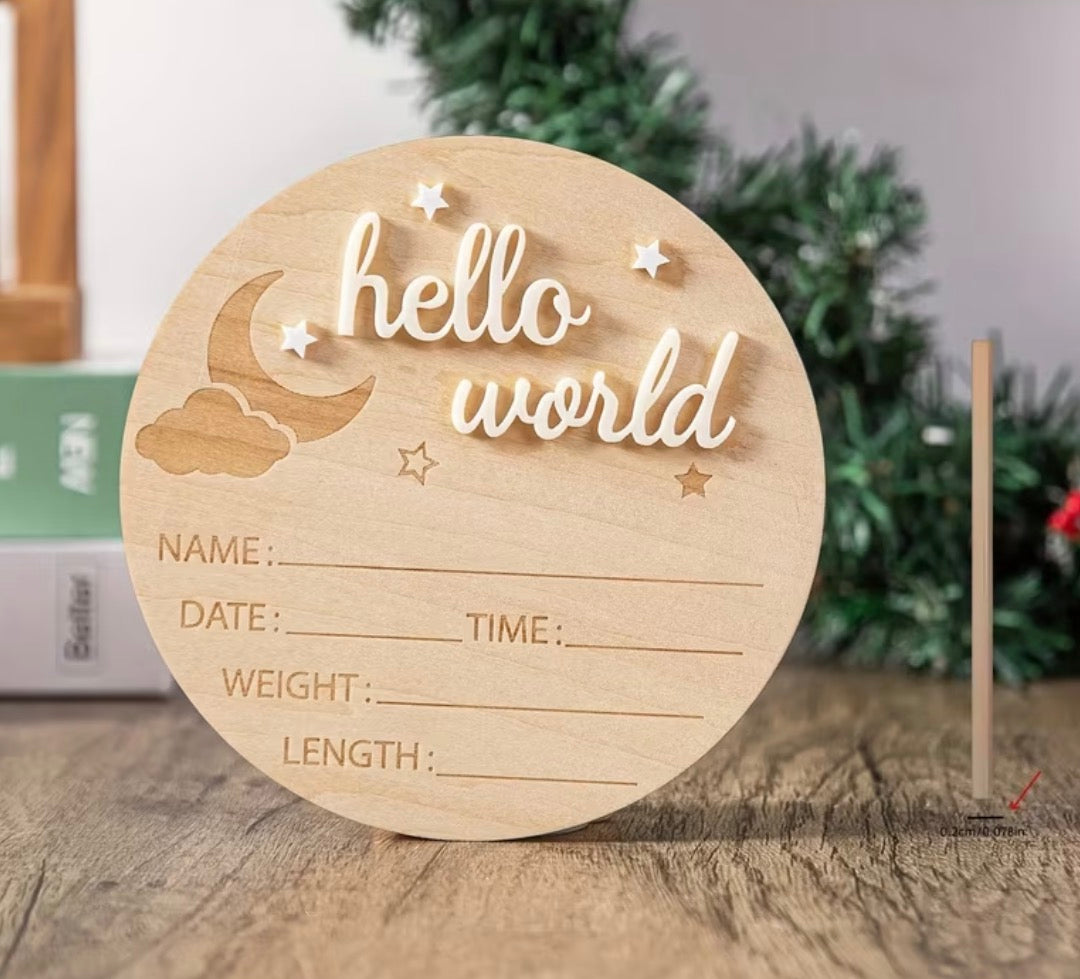 Hello world announcement board
