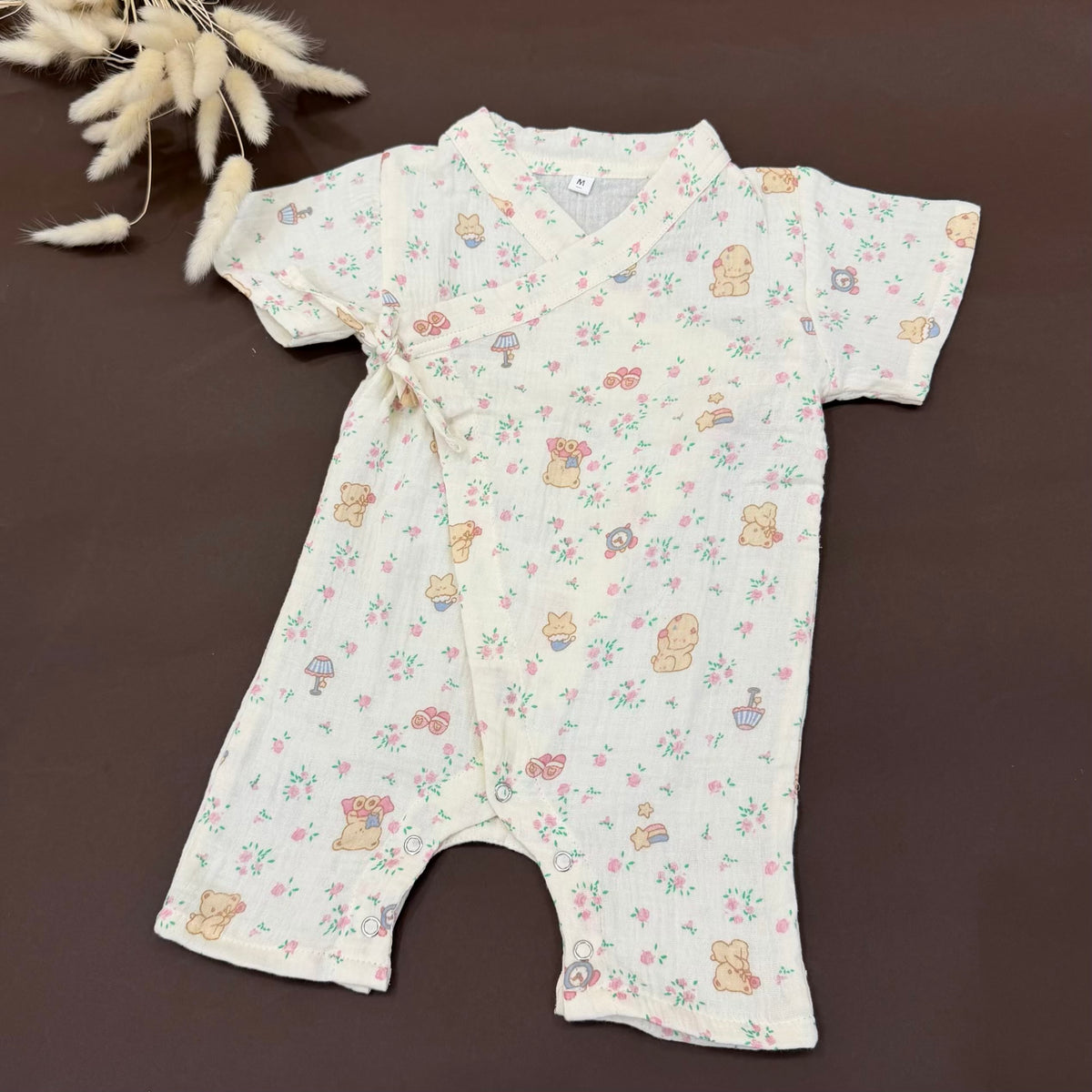 Kimono muslin romper