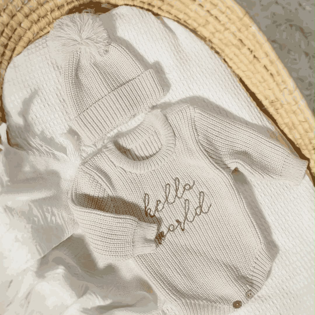 Hello world knit set