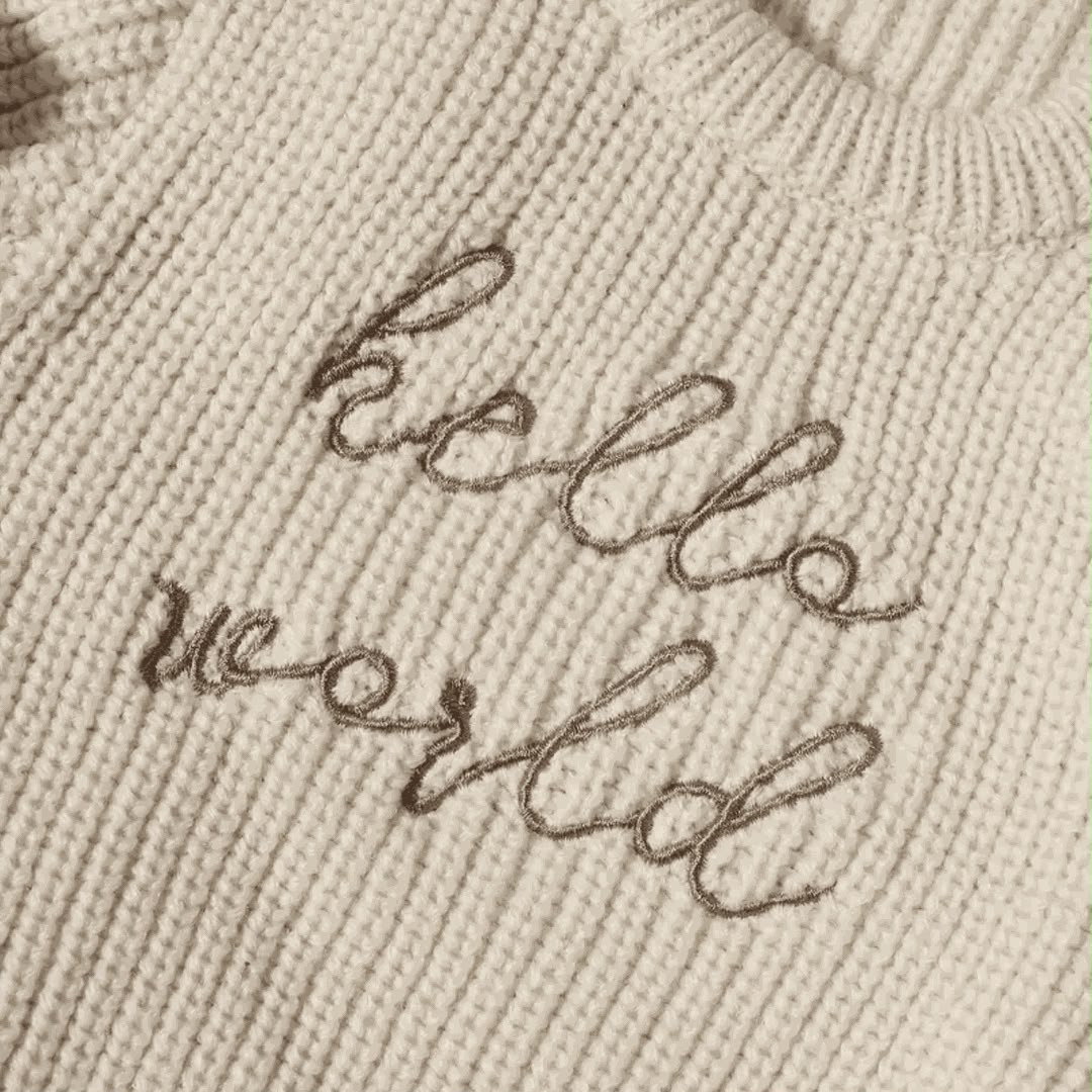 Hello world knit set