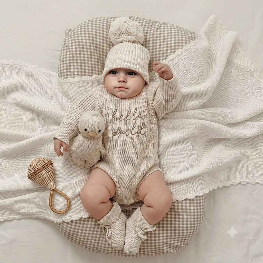 Hello world knit set