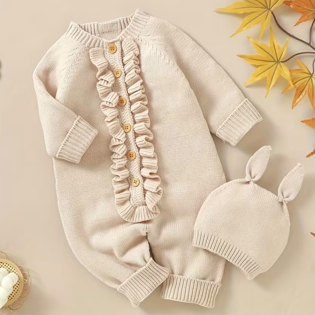 Aspen ruffled bodysuit set