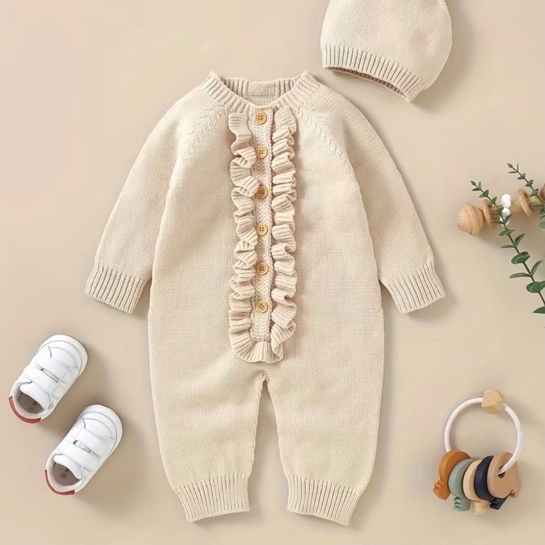 Aspen ruffled bodysuit set