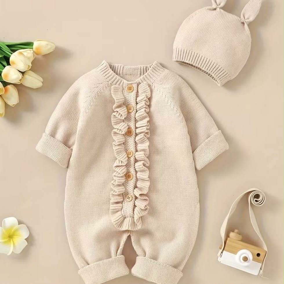 Aspen ruffled bodysuit set