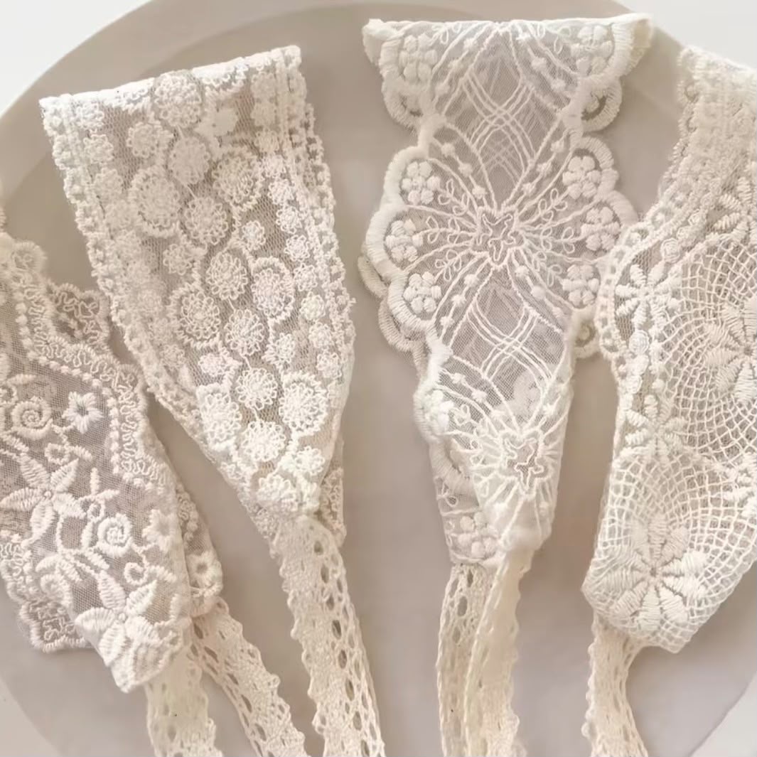 Whisper lace Ivory headband