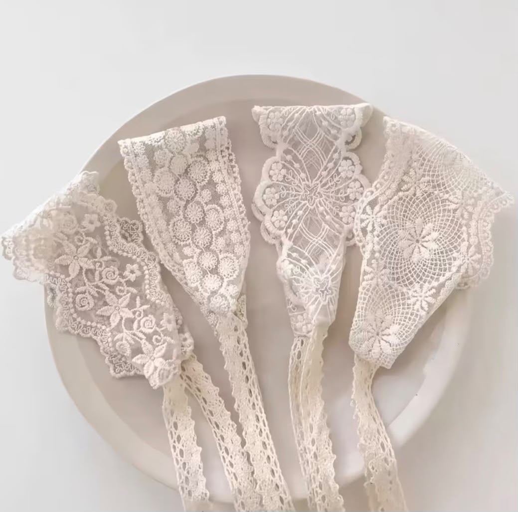 Whisper lace Ivory headband
