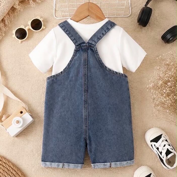 Grayson denim overall set
