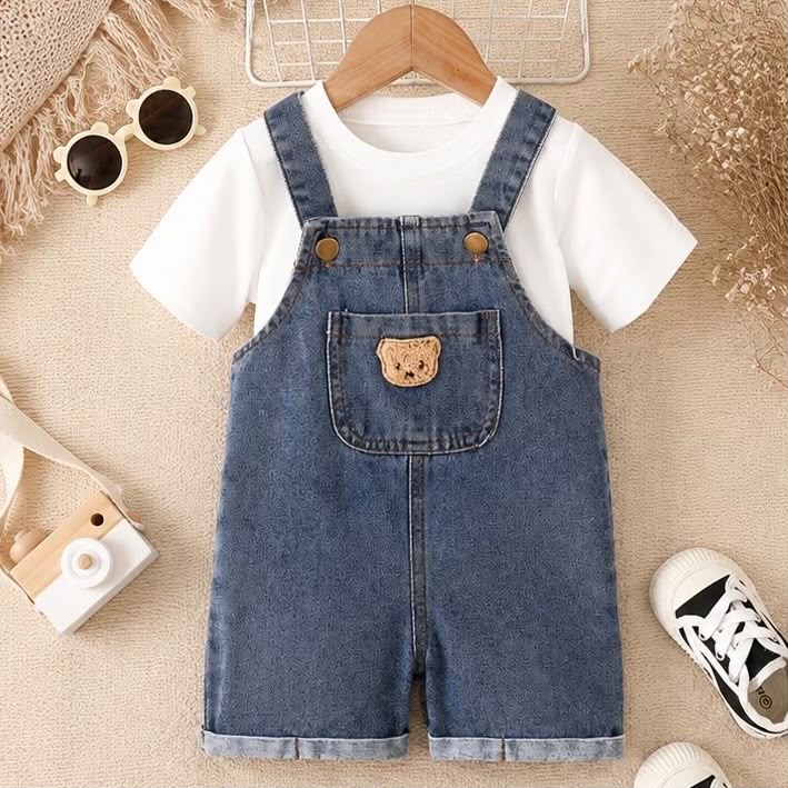 Grayson denim overall set